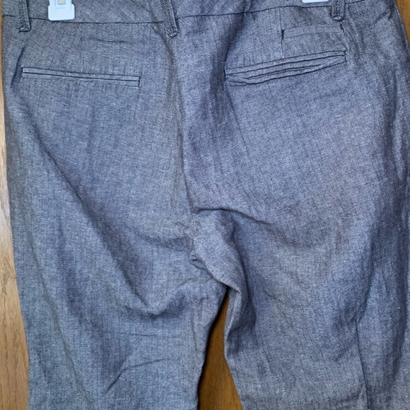 GAP Women's Gray Trousers with Pinstripe- Size 10 - Picture 8 of 13